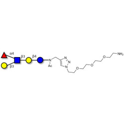Lacto-N-fucopentaose II (LNFP II) with free terminal amine (Linker-NH2 B)