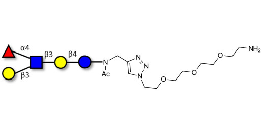 Lacto-N-fucopentaose II (LNFP II) with free terminal amine (Linker-NH2 B)