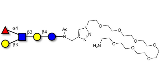 Lacto-N-fucopentaose II (LNFP II) with free terminal amine (Linker-NH2 C)