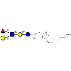 Lacto-N-fucopentaose II (LNFP II) with free terminal amine (Linker-NH2 D)