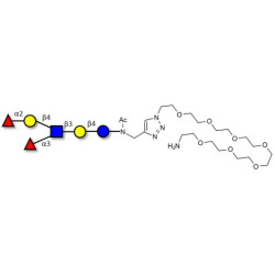 Lewis y (Ley) hexaose / Lacto-N-neoDiFucohexaose I (LNnDFH-I) with free terminal amine (Linker-NH2 C)