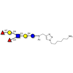 Lewis y (Ley) hexaose / Lacto-N-neoDiFucohexaose I (LNnDFH-I) with free terminal amine (Linker-NH2 D)