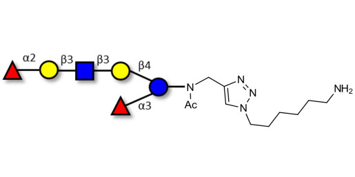 Lacto-N-Difucohexaose analogue with free terminal amine (Linker-NH2 D)