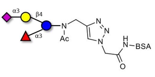 3’-Sialyl-3-Fucosyllactose grafted on BSA (Linker-BSA B) - GLY063 ; F-SL