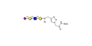Sialylated tetraose type 1...