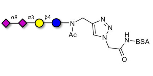 GD3 Ganglioside oligosaccharide / Disialyl lactose (DSL) grafted on BSA (Linker-BSA B) - Disialyl lactose ;DS-L