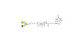 Blood group B antigen triose linked to biotin with cleavable linker (Linker-CLBT A)