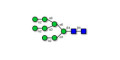 Man8D2D3 (>90% HPLC) - M8D2D3 ; 
M8 ; Oligomannose 8 glycan ;
Man-8 N-linked oligosaccharide ;
Man8(GlcNAc)2