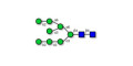 Man8D1D3 (>90% HPLC) - M8D1D3 ; Mannooctaose-di-(N-acetyl-D-glucosamine)D1D3 ;
M8 ; Oligomannose 8 glycan ;
Man-8 N-linked oligosaccharide ;
Man8(GlcNAc)2 ; Man-8D1D3 N-Glycan