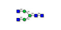 Asialo, agalacto complex-type N-glycan (>90% HPLC) - A2G0 ; Asialo, agalacto complex-type glycan ; NGA2 N-Glycan
