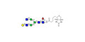 Asialo, monogalactosylated, fucosylated complex-type N-glycan linked to biotin (Linker-BT F) - FA1[3] ; G0F-N ; NA2G1F N-Glycan ; FA2[3]G1 ; FA2G1 glycan (G1F) ; NA2G1F N-Glycan ; Asialo, core fucosylated, bi-antennary N-linked glycan ;  G1F N-Glycan ; Asialo, monogalactosylated, core fucosylated bi-antennary N-linked glycan