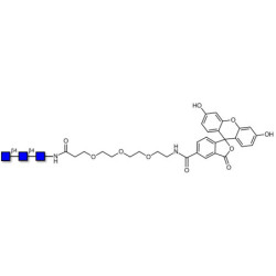 Chitintriose DP3 linked to fluorescein (Linker-FLUO B)