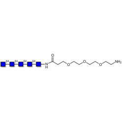 Chitinpentaose DP5 with free terminal amine (Linker-NH2 F)