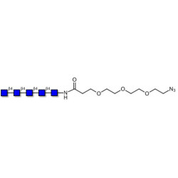 Chitinpentaose DP5 with free terminal azide (Linker-N3 C)