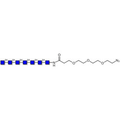 Chitinheptaose DP7 with free terminal azide (Linker-N3 C)