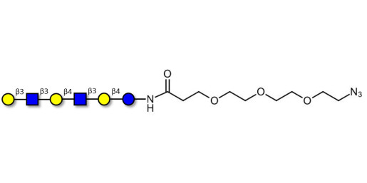 Para-Lacto-N-hexaose (Para-LNH) with free terminal azide (Linker-N3 C) - pLNH ; p-Lacto-N-hexaose