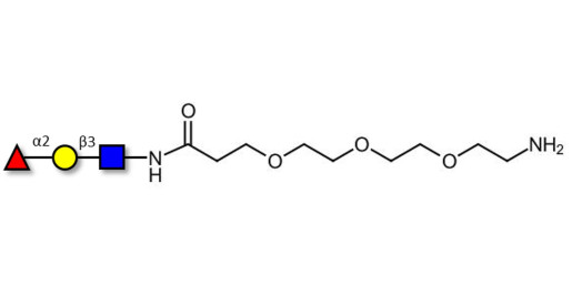 Blood group H antigen triose type 1 with free terminal amine (Linker-NH2 F) - Blood group H trisaccharide type I  ; 