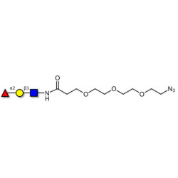 Blood group H antigen triose type 1 with free terminal azide (Linker-N3 C)