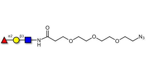 Blood group H antigen triose type 1 with free terminal azide (Linker-N3 C) - Blood group H trisaccharide type I  ; 