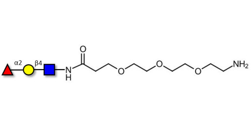 Blood group H antigen triose type 2 with free terminal amine (Linker-NH2 F) - H-Trisaccharide ; Blood group H trisaccharide type II ; 