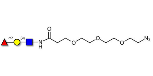 Blood group H antigen triose type 2 with free terminal azide (Linker-N3 C) - H-Trisaccharide ; Blood group H trisaccharide type II ; 