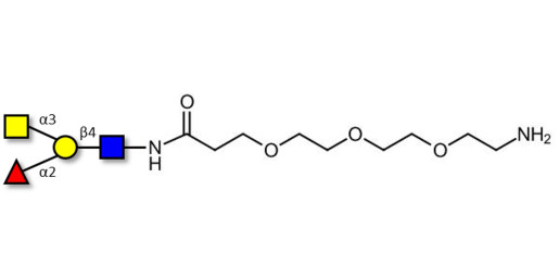 Blood group A antigen tetraose type 2 with free terminal amine (Linker-NH2 F) - Blood Group A tetrasaccharide type II 