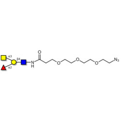 Blood group A antigen tetraose type 2 with free terminal azide (Linker-N3 C)