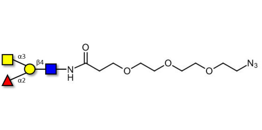 Blood group A antigen tetraose type 2 with free terminal azide (Linker-N3 C) - Blood Group A tetrasaccharide type II 