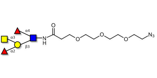 Blood group A Lewis b antigen pentaose type 1 with free terminal azide (Linker-N3 C)