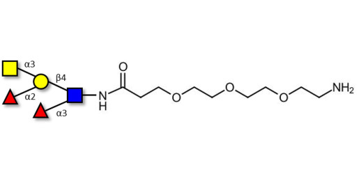 Blood group A Lewis y antigen pentaose type 2 with free terminal amine (Linker-NH2 F)