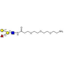 Blood group B antigen tetraose type 1 with free terminal amine (Linker-NH2 F)