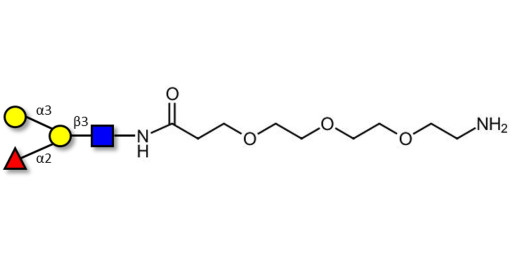 Blood group B antigen tetraose type 1 with free terminal amine (Linker-NH2 F) - Blood Group B tetrasaccharide type I