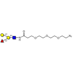 Blood group B antigen tetraose type 1 with free terminal azide (Linker-N3 C)