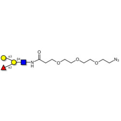 Blood group B antigen tetraose type 2 with free terminal azide (Linker-N3 C)