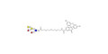 Blood group B Lewis y antigen pentaose type 2 linked to fluorescein (Linker-FLUO B)