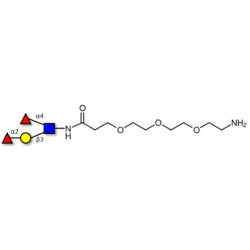 Lewis b (Leb) tetraose with free terminal amine (Linker-NH2 F)