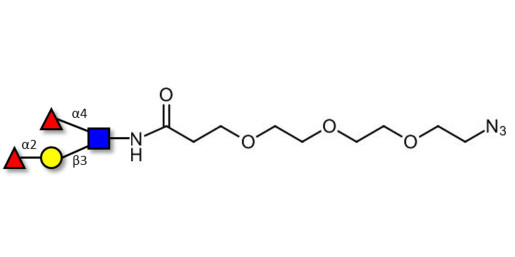 Lewis b (Leb) tetraose with free terminal azide (Linker-N3 C) - Lewis B tetrasaccharide ; LBT