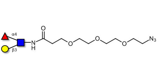 Lewis a (Lea) triose with free terminal azide (Linker-N3 C) - Lewis A trisaccharide