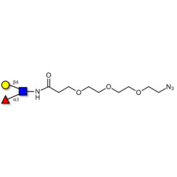 Lewis x (Lex) triose with free terminal azide (Linker-N3 C)