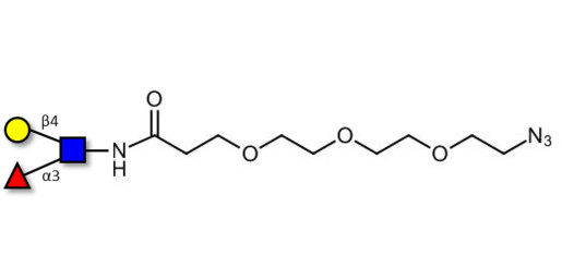 Lewis x (Lex) triose with free terminal azide (Linker-N3 C) - SSEA-1 ; CD15 ; Lewis X trisaccharide