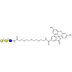 Xeno antigen type 1 / Blood group B antigen triose type 1 linear linked to fluorescein (Linker-FLUO B)