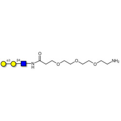 Xeno antigen type 2 / Galili antigen triose / Blood group B antigen triose type 2 linear with free terminal amine (Linker-NH2 F)