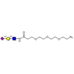 3'-α-sialyl-Acetyl-Lactosamine (3'SIA-LN) with free terminal azide (Linker-N3 C)