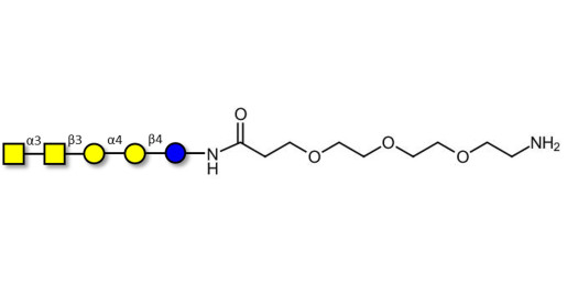 Forssman antigen pentaose with free terminal amine (Linker-NH2 F)