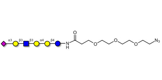 Stage-Specific Embryonic Antigen-4 (SSEA-4) hexaose analogue type 1 with free terminal azide (Linker-N3 C) - SSEA-4 hexaose analogue type 1
