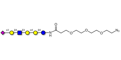 Stage-Specific Embryonic Antigen-4 (SSEA-4) hexaose analogue type 2 with free terminal azide (Linker-N3 C) - SSEA-4 hexaose analogue type 2