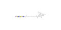 Sialylated isoglobopentaose (Sialylated iGb5) analogue type 1 linked to fluorescein (Linker-FLUO B) - Sialylated iGb5 analogue type 1