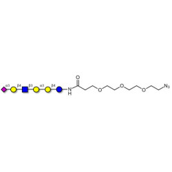 Sialylated isoglobopentaose (Sialylated iGb5) analogue type 2 with free terminal azide (Linker-N3 C)