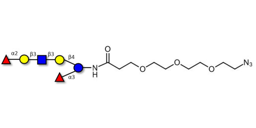 Lacto-N-Difucohexaose analogue with free terminal azide (Linker-N3 C)
