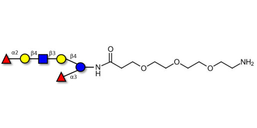 Lacto-N-neoDifucohexaose analogue with free terminal amine (Linker-NH2 F)